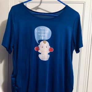 UNBRANDED WHO CALLED MY MAMA FAT SHIRT. SMALL